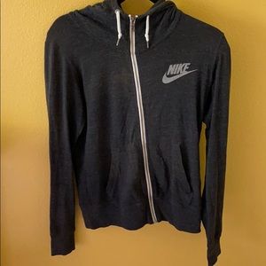Nike zip-up sweatshirt